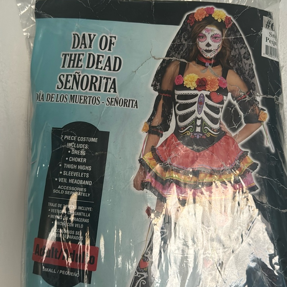 Halloween day of the dead skeleton women’s costume
